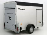 Debon Kofferanhänger Cargo  H:190cm 1,3t|Alu|Polybug|Tür|schwarz-Neu – Bild 8