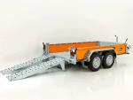 Vezeko Baumaschinenanhänger BA  3,5t|SB|Schwenk-Rampen|orange-Neu