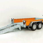 Vezeko Baumaschinenanhänger BA  3,5t|SB|Schwenk-Rampen|orange-Neu