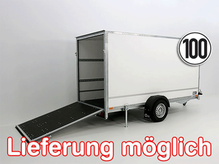 Kofferanhänger BK 146x357cm Höhe:180cm 1,3t|Rampe-Neu