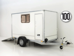 Kofferanhänger BK  Höhe:180 1,3t|Rampe|Tür|2 Fenster-Neu