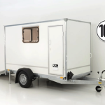 Kofferanhänger BK  Höhe:180 1,3t|Rampe|Tür|2 Fenster-Neu