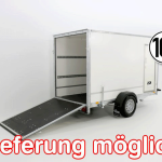 Kofferanhänger BK 146x304cm Höhe:180cm 1,3t|Rampe|Tür-Neu
