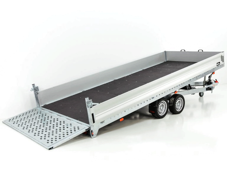 ANFANHER.png Vezeko Hochlader Anhänger J35.51 MAX|247x515cm 3,5t|Ladefläche kippbar-Neu – Bild 1