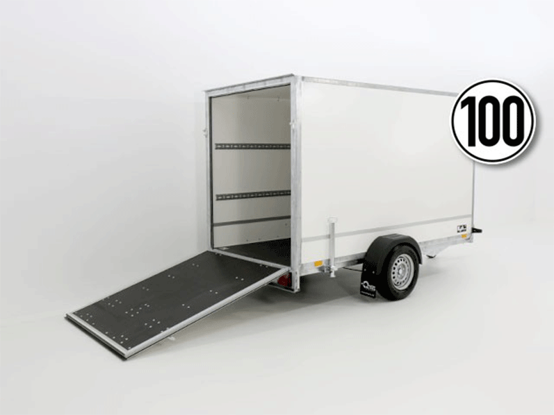ANHAAZNGER.png Kofferanhänger BK 146x304cm Höhe:180cm 1,3t|Rampe-Neu – Bild 1