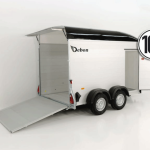 Debon Kofferanhänger Cargo  H:200cm 2,6t|Alu|Polybug|Tür|schwarz-Neu