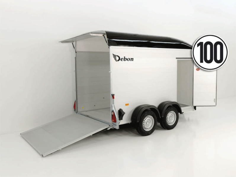 ANHANGERTTER.png Debon Kofferanhänger Cargo H:200cm 2,0t|Alu|Polybug|Tür|schwarz-Neu – Bild 1