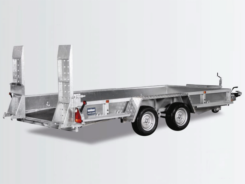 ANHER.png Variant Baumaschinenanhänger Maxi Load 180×400 3,5t|Skids|Beavertail-Neu – Bild 1