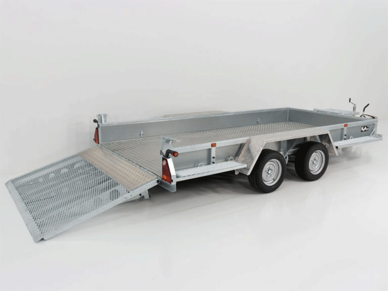 AQSER.png Variant Baumaschinenanhänger Maxi Load 180×400 3,5t|Rampe|Aluboden-Neu – Bild 1