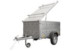 Anhänger mit Deckel Garden Trailer 200 KIPP 200×106 cm 750 kg-Deckelanhänger-Neu