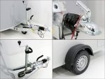 Debon Kofferanhänger Cargo  H:190cm 1,3t|Alu|Polybug|Tür|schwarz-Neu – Bild 13