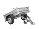 Einachsanhänger 750 kg 150×106 Garden Trailer 150 KIPP mit Alu-Deckel-Neu