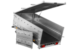 Einachsanhänger 230×125 UNITRAILER GARDEN 230 KIPP- Deckelanhänger-Neu – Bild 6