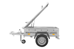 Einachsanhänger 750 kg 150×106 Garden Trailer 150 KIPP mit Alu-Deckel-Neu – Bild 4