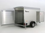 Debon Kofferanhänger Cargo H:190cm 1,3t|Alu, Polybug|Tür|grau-Neu – Bild 2