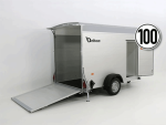Debon Kofferanhänger Cargo H:190cm 1,3t|Alu, Polybug|Tür|grau-Neu – Bild 13