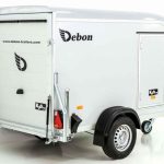 Debon Kofferanhänger DK R255 125x255cm H:156cm|grau 4 Stück weiß-Neu