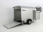 Debon Kofferanhänger Cargo H:190cm 1,3t|Alu, Polybug|Tür|grau-Neu – Bild 28