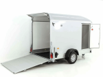 Debon Kofferanhänger C300 148x295cm H:190cm 1,3t| Polybug|Tür|grau-Neu – Bild 13