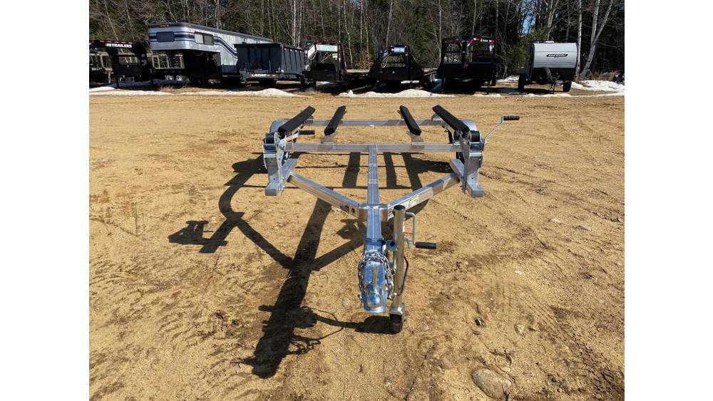 Shore Haven Aluminium-Anhänger für 2 Wassermotorräder / Jetskis mit teppichbezogenen Bunks (Modell 2025) – Bild 7