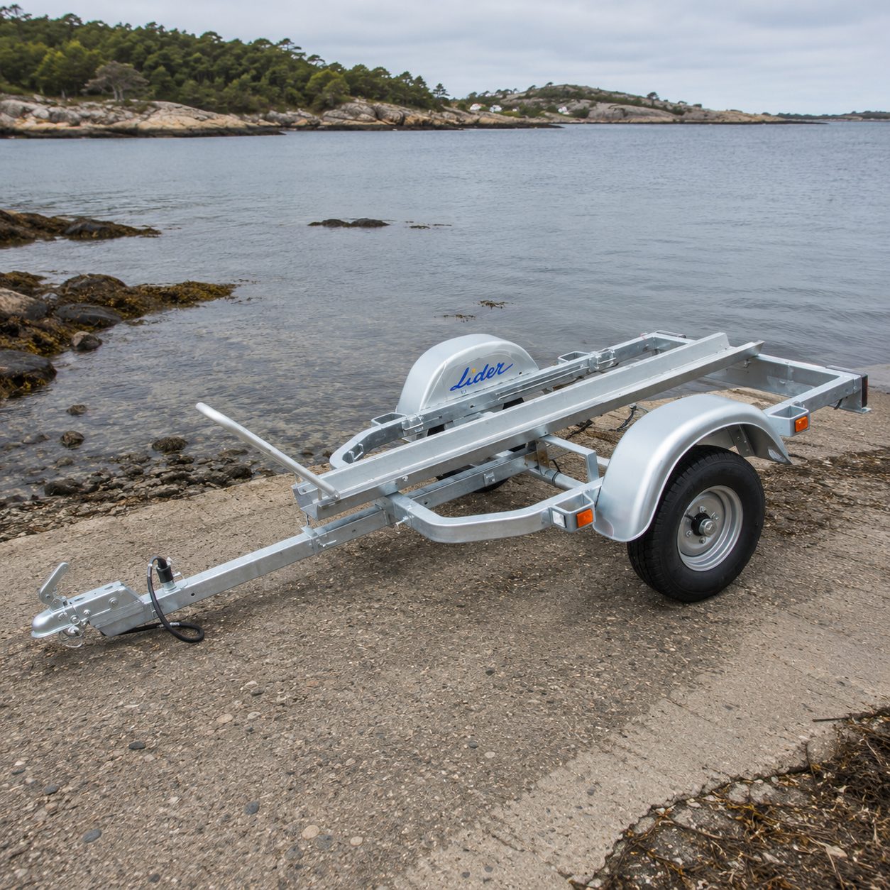 46A.jpg Lider Motorradanhänger 34400E – 1 Schiene – Bild 1